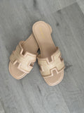 Tan sandals