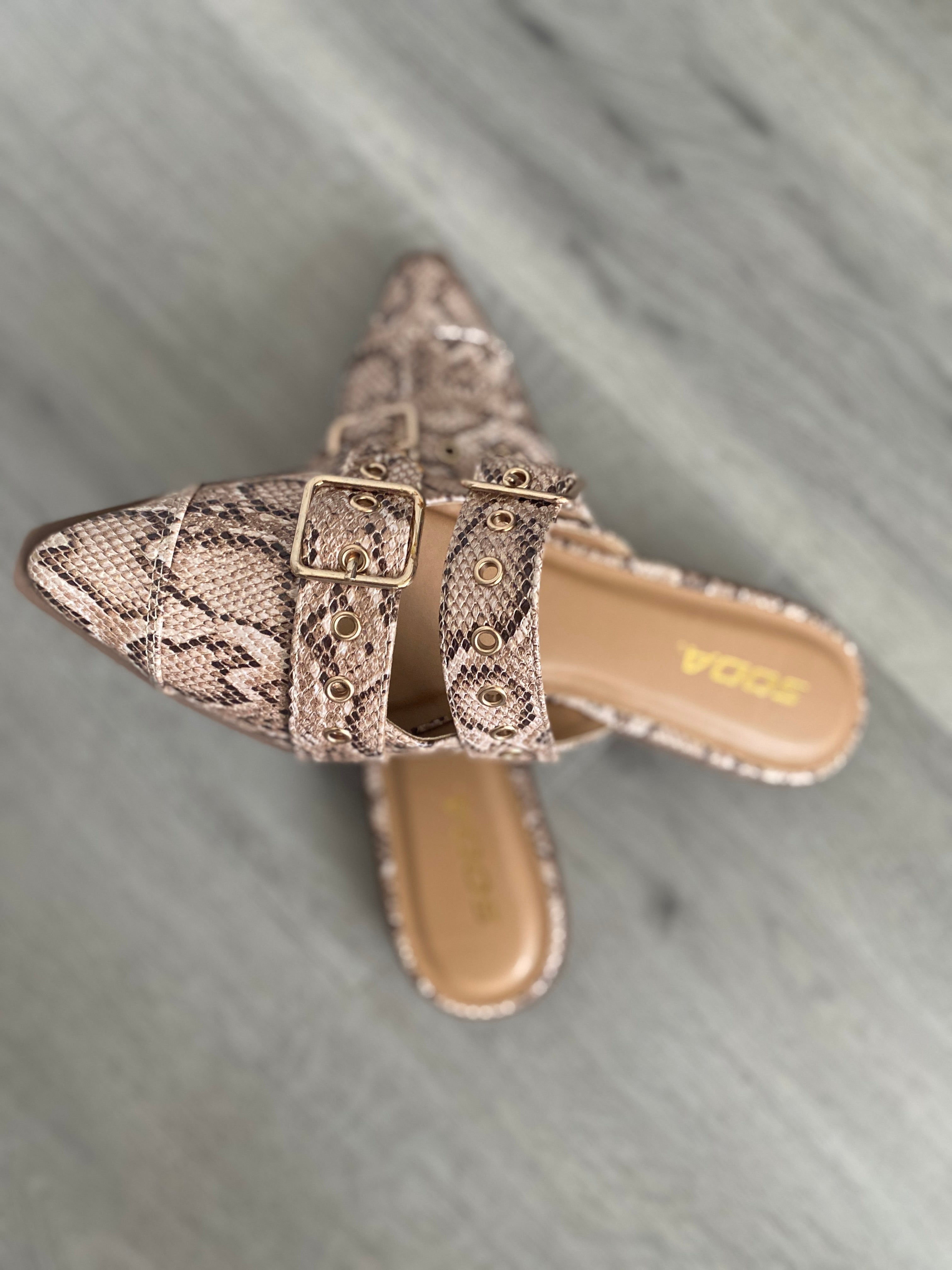 Leather sandals